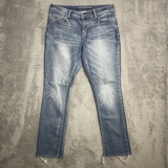 Hydraulic Jeans Womens Hydra‎ Lift Ankle Straight Denim Jeans Sz 10 - Picture 1 of 8